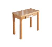 MOMMA HOME Mesa de Cocina - Modelo HENA - Color Roble/Roble - Material MDF/Madera - Medidas 80 x 40/80 x 76 cm