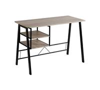 MOMMA HOME Mesa Escritorio - 2 Cajoneras Escritorio, Escritorio Ordenador, Mesa Oficina, Escritorio Vintage, Escritorio Juvenil, Mesa Estudio, Mesa Habitacion Juvenil, Modelo Andea, 120x52x76,5 cm