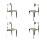 Momma Home Pack 4 o 2 Sillas Tabarca Cocina Montaje Fácil Polipiel Varios Colores