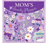 Mom's Family Planner 2027 12 X 24 Inch (Hanging) Monthly Square Wall Calendar Matte Paper and Sticker Sheet Plastic-Free