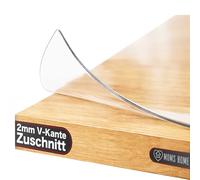 MOM'S HOME Mantel de mesa de PVC transparente y resistente al agua, protector de mesa transparente a medida, mantel transparente lavable, 2 mm, mantel de plástico para mesa y protector de mesa, 70 x