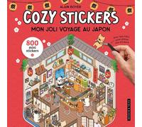 Mon joli voyage au Japon: 5 scènes à créer avec 800 mini stickers. avec une pince pour coller vos stickers