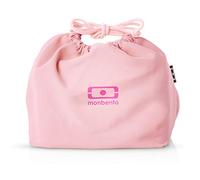 monbento - Bolsa de almuerzo MB Pochette Litchi rosa Bento - Bolsa de almuerzo de poliéster - Adecuado para cajas MB Original MB Square & MB Tresor Bento