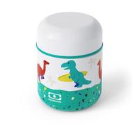 MONBENTO - Fiambrera Termica Niños MB Capsule azul Dino - Fiambrera Acero Inoxidable Infantil para Comidas Calientes/Frías hasta 5 horas - Fiambrera Infantil Dinosaurios Ideal para Fruta/Compotas/Puré
