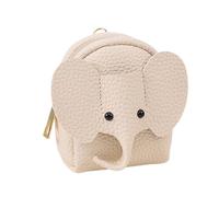 Monedero Miniatura con Detalle de Elefante y Monedero de, Beige1