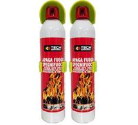 MONESTIR - Extintor Portatil, Apaga Fuegos con Soporte - 1 kg (Paquete de 2)