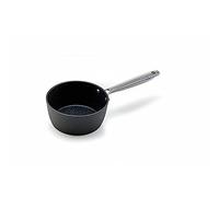 Moneta Cacerola apta para inducción - Cacerola de aluminio recubierta con antiadherente - 1 mango largo de acero Línea Armonia - Fabricado en Italia - Diámetro 16 cm
