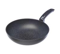 Moneta Etnea, Redonda, Sartén para saltear/wok, Negra, Artech Stone, Etnea, Aluminio