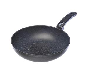 Moneta Etnea, Redonda, Sartén para saltear/wok, Negra, Artech Stone, Etnea, Aluminio