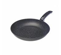 Moneta Etnea Sartén Antiadherente 32 cm - Sartén para Tortilla de Patatas en Aluminio Forjado Efecto Piedra, Mango Baquelita, No Apta para Inducción - Sartenes Antiadherentes - Made in Italy