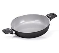 Moneta Futura, Kulatý, Rendlík, Gris, Cerámico, Aluminio, Cerámico, Eléctrico, Gas, Halógeno, Inducción, Placa de cocción sellada