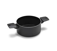 Moneta Recy Cazo de Inducción, Superficie de Material Reciclado, Revestimiento Antiadherente y Antirayaduras, Apta para Todas las Cocinas y para el Lavavajillas. Diámetro 20 cm