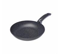 Moneta Sartén Etnea con Superficie de Piedra Antiadherente y con Revestimiento Antirayaduras, Mayoría de Las Cocinas, Apta para el Lavavajillas, Diámetro 28 cm, Negro, 28.0 cm