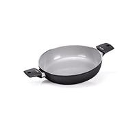Moneta Sartén Futura, de 28 cm, Revestimiento Natural Finegres, También para Cocinas de Inducción, Fabricada en Italia