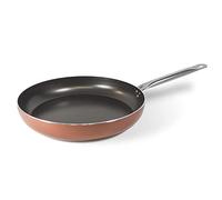 Moneta Zecchino, Sartén Profunda, Aluminio antiadherente, Cobre, 34 cm