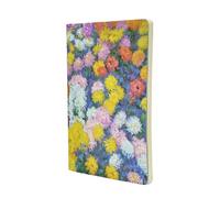 Monet's Chrysanthemums A4 Dot-Grid Cahier