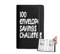 Money Saving Challenge, 100 sobres Challenge, 100 Days Tracker Planner, 4.33x7.01x0.79 pulgadas Organized Design, Expense Budget Binder for Men, Women, Adults and Children