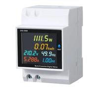 Monitor de CA 6 en 1, 110V, 220V, 380V, 100A, Factor de potencia de corriente de voltaje, medidor de frecuencia de energía eléctrica KWH activo, voltios y amperios