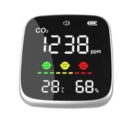 Monitor de calidad del aire, DM77 Detector De CO2 For Interiores Monitor Calidad Del Aire Infrarrojo NDIR Con Detección Temperatura Y Humedad(WS-DM77)