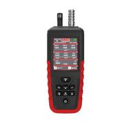 Monitor de calidad del aire, Monitor De Calidad Del Aire Profesional 10 En 1, Detector Contaminación Interior PM2.5 CO2 TVOC HCHO CO, Con Exportación Datos Recargable