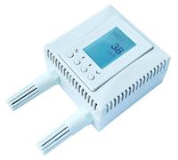 Monitor de calidad del aire para interiores, sensor 4 en 1 de temperatura, humedad, CO2 y TVOC, compatible con redes IoT AWS/Azure/Tuya, con alimentación PoE, pantalla LCD y protocolo [protocolo]