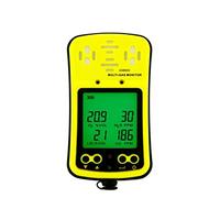 Monitor de Gas múltiple Detector de Gas portátil oxígeno O2 hidrotión H2S monóxido de carbono CO Gas Combustible 4 en 1 analizador de Gas