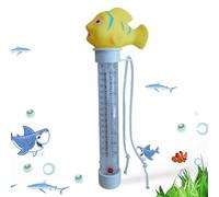 Monitor de temperatura de la piscina fácil lectura impermeable | Sensor de temperatura del agua de dibujos animados spa para estanque al aire libre, piscina fría, bañera de hidromasaje