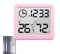Monitor de temperatura y humedad | Termómetro para interiores y exteriores Higrómetro digital - Termómetro e higrómetro LCD electrónico para oficina en el hogar