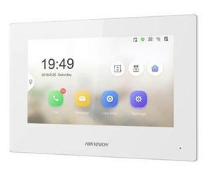 Monitor de videoportero hikvision con pantalla táctil tft de 7' - ds-