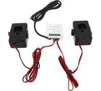 Monitor inteligente de energía WiFi, medidor de electricidad monofásico con pinza y transformador de corriente de 2 x 200A, compatible con voltajes de 90-250 VAC