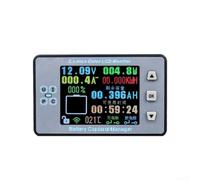 Monitor LCD con sensor de temperatura, monitor de derivación y pantalla LCD | LCD a color HD de 2,4 pulgadas, visión clara de día/noche, mide voltaje de hasta 120 V, para corriente de hasta 500 A