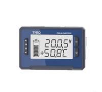 Monitor TN10, contador Coulomb 8-80 V para monitor de litio TN10, | Mediciones de voltaje, corriente, SOC, potencia, tiempo, temperatura. Compatible con lifepo4, Ternary