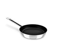 Monix Chef Non Stick | Sartén 20 cm acero inoxidable 18/10 con antiadherente, apta para todo tipo de cocinas incluida inducción
