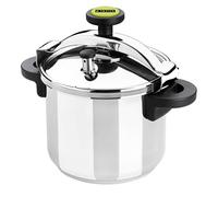 Monix Olla a presión Classica 10 L, Acero inoxidable, Gris, 24 cm