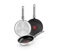 Monix Elite Non Stick | Set 3 sartenes 20-24-26 cm, acero inoxidable 18/10
