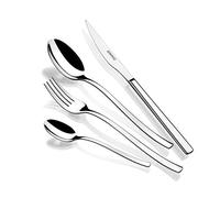 MONIX Génova | Set de cubiertos de 16 piezas con cuchillo chuletero