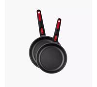 MONIX In-Out | Set 2 sartenes 20-24 cm, aluminio, full induction, sin PFOA, antiadherente, apta para todo tipo de cocinas incluso inducción