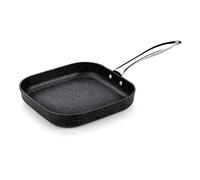 Monix Mineral | Grill Cuadrado Liso 24 cm | Apto para todo tipo de cocinas, incluida inducción
