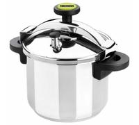 Monix Olla a presión Classica 6 L – Acero inoxidable, 22 cm, gris