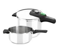Monix Olla a presión rápida Quick M560005 de acero inoxidable 4+6L