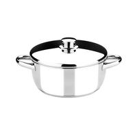 MONIX Optima | Cacerola 20 cm con tapa de acero inoxidable 18/10