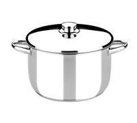MONIX Optima | Olla 20 cm con tapa de acero inoxidable 18/10