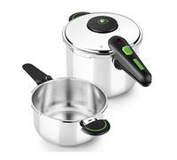 Monix Presto · Pack 2 Ollas a Presión · 4L + 6L · Aptas Inducción