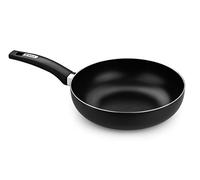 Monix Resistent Plus | Wok para saltear, Aluminio, Gris Oscuro Antracita, 28 cm