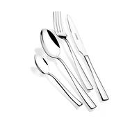 Monix Set de cubiertos Siena 24 piezas acero inoxidable 3 mm para 6 comensales plata
