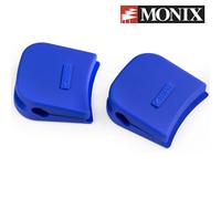 Monix Solid Plus - 2 asas de silicona para cacerolas de cocina y menaje. Aptas para toda la serie Solid+, color azul. Accesorios