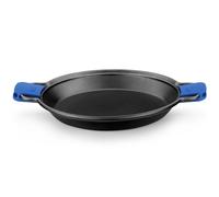 Monix Solid Plus - Paellera 36 cm de aluminio fundido antiadherente y asas de silicona. Utensilios de Cocina gas vitro inducción