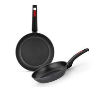 MONIX Sunset | Set 2 sartenes 22-26 cm, aluminio forjado, antiadherente, mango baquelita, apta para todo tipo de cocinas, incluido inducción