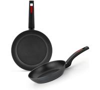 Monix Sunset - Set 2 Sartenes, Lote 22 y 26 cm, Antiadherentes, Aluminio Forjado, Todo Tipo de Cocinas, Gas y Vitro, Libre de PFOA