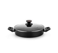 MONIX Titan Rock | Cacerola baja 32 cm, aluminio forjado, fondo full induction, antiadherente interior y exterior, apto para todos los tipos de cocina incluso inducción
